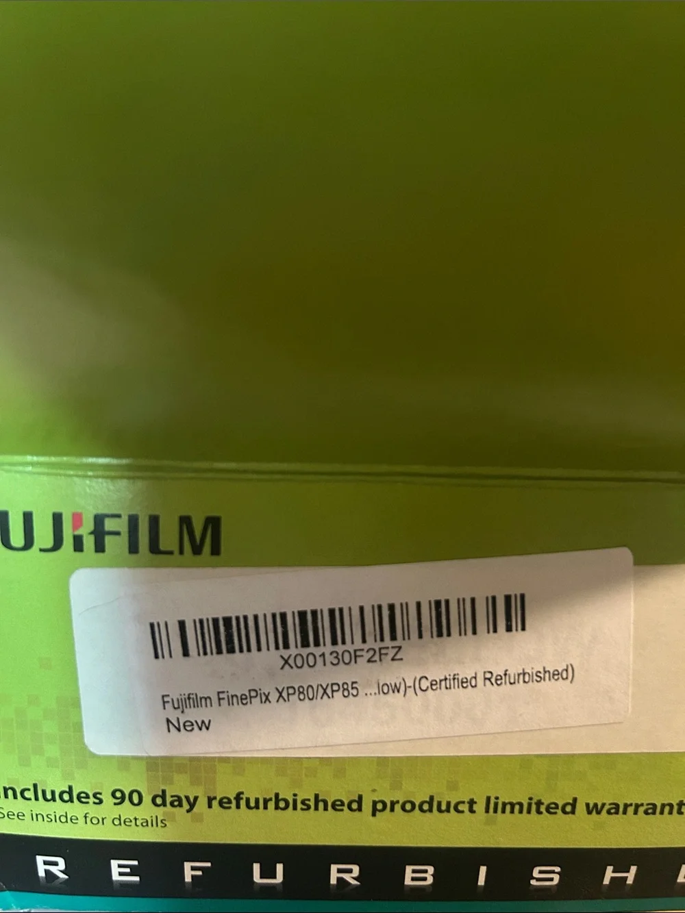 Fujifilm XP Yellow Waterproof Compact Digital Camera with Wi‑Fi